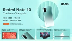 Redmi Note 10 features. (Image Source: GSMArena)