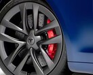 The new Model S Plaid carbon ceramic brake kit (image: Tesla)