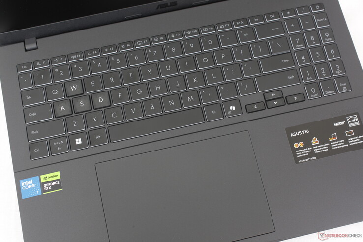 Similar keyboard and feel to most VivoBook models