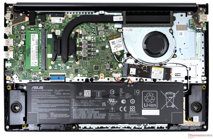 Asus VivoBook 15X OLED M3504YA: Internals