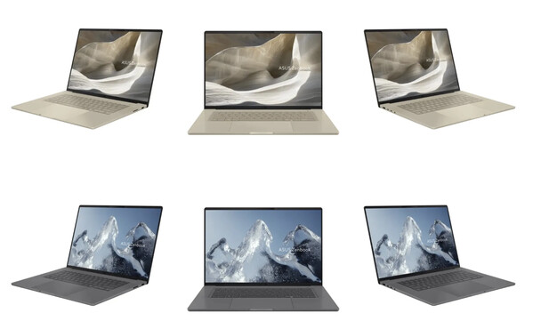 Asus initially advertised the Zenbook A16 in two colours.