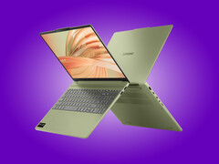 The IdeaPad 15AKP12 contains a built-in number pad.
