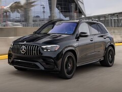 The 2025 Mercedes Benz GLE driving on asphalt
