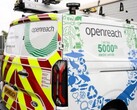 A specially designed Openreach EV marking the companys 5,000th electric van on the road in the UK (Image source: Openreach)