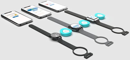 Afon sensor with smart devices. (Image source: Afon)