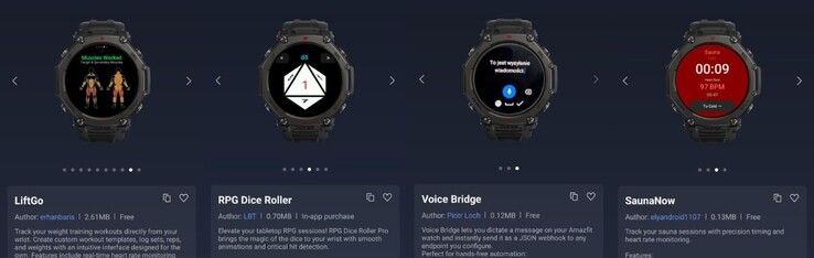 The new Amazfit Mini Apps