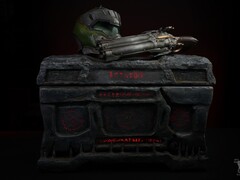 Image showing the custom DOOM: The Dark Ages gaming PC. (Image Source: Blue Horse Studios)