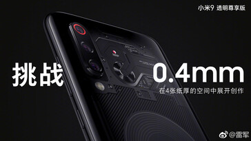 Xiaomi Mi 9 Transparent/Explorer Edition. (Source: Weibo)