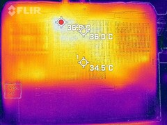 Heat generation bottom (idle)