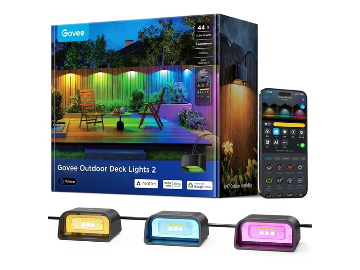 The Govee Outdoor Deck Lights 2