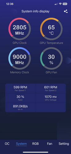 Xtreme Tuner Plus - system control