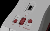 Keychron G4 bottom details with 8-bit DPI and polling rate adjustment buttons