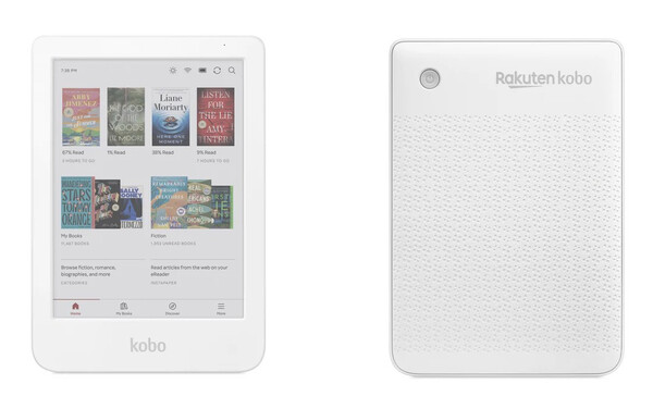 The white version of the Kobo Clara Colour has the same price tag as the black variant. (Image source: Rakuten)