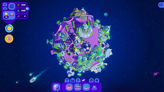 In Kurzgesagt's Star Birds, you mine resources on asteroids and use those resources to expand your bird civilisation. (Image source: Steam)