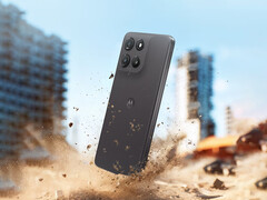 The 2025 Moto G100 costs around $196 in China. Pictured: a promo picture of the phone. (Image source: Lenovo - edited)