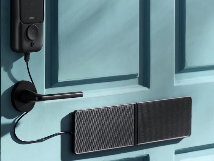 The Lockin Veno smart locks can be powered indefinitely with an optional solar panel. (Image source: Lockin)