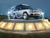 The electric G-Class called Mercedes EQG may receive a useful off-road feature known from the Rivian R1T (Image: Mercedes)