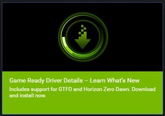 NVIDIA GeForce Game Ready Driver 497.29 - What&#039;s New, launched on December 20 2021 (Source: GeForce Experience app)