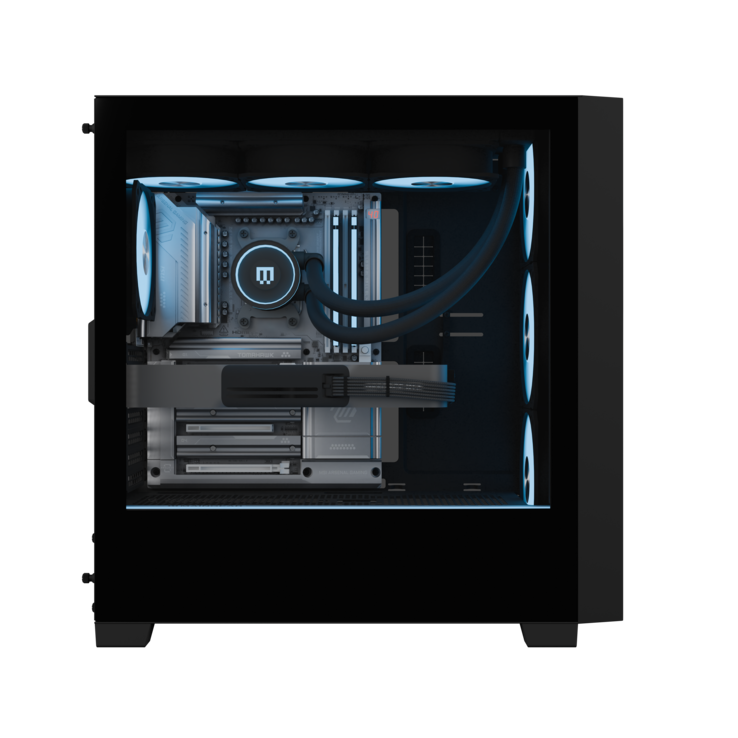 A render of what users can expect from the side of a brand new MG-1 gaming PC