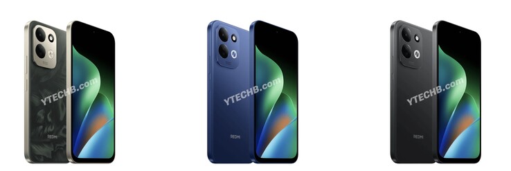 Leaked renders of the Xiaomi Redmi 17 4G.