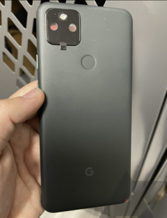 The rear casing of the forthcoming Google Pixel 5a 5G. (Image: Android Police)