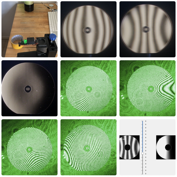 Pre-refiguring test pictures from the telescope. (Image source: Lucas Sifoni)