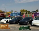 The Model 3 LR beat its official range by a lot (Image source: OutofSpec/YT)