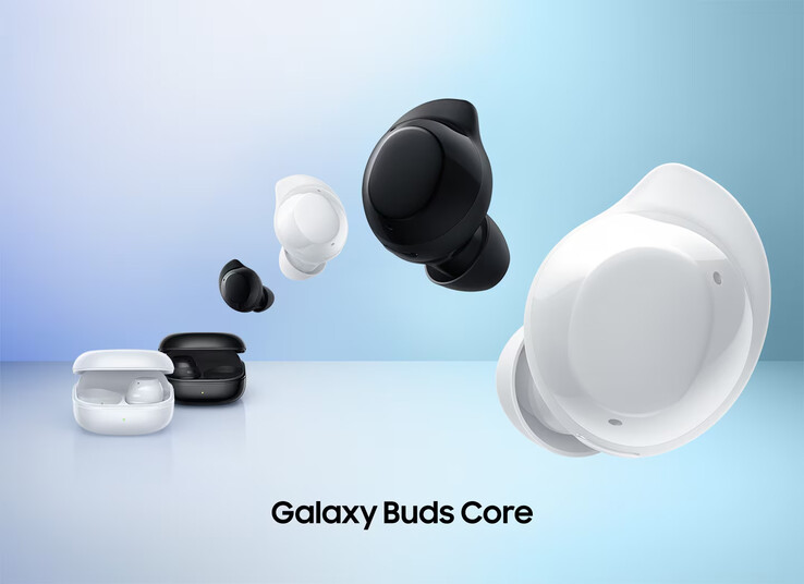 The two color options of the Samsung Galaxy Buds Core (Image source: Samsung)