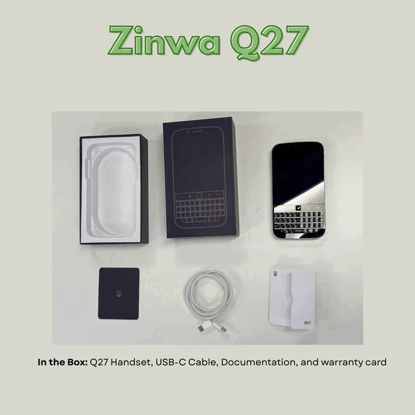 The Zinwa Q27 has support for wired and wireless charging but won't come with a charger in the box.