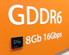 SK Hynix presented its GDDR6 memory chips at GTC 2017. (Source: Tom's Hardware)
