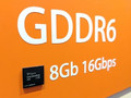 SK Hynix presented its GDDR6 memory chips at GTC 2017. (Source: Tom's Hardware)