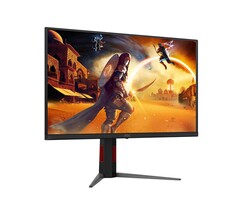 The AOC Q27G4SMN 27-inch gaming monitor sports a 300 Hz mini LED display with 1,200 nits of peak HDR brightness. (Image source: DisplaySpecifications)