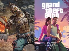 Borderlands 4 (Left) is releasing on September 12 and GTA 6 (Right) does not have an exact release date yet. (Image source: Steam and Take-Two, edited)