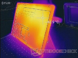 The Surface Pro 7 can get quite warm under load.