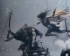 Kratos fends off a grieving, infuriated Freya in God of War Ragnarok. (Image Source: PlayStation)