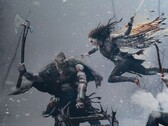Kratos fends off a grieving, infuriated Freya in God of War Ragnarok. (Image Source: PlayStation)