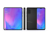 Galaxy Fold 2 mockup renders based on rumored specs (Source: WindowsUnited.de)
