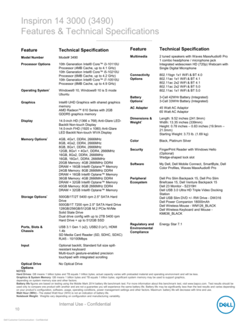 Inspiron 14 3490 specifications
