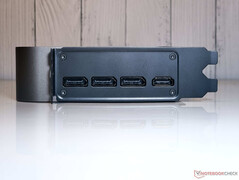 Ports: 3x DisplayPort 2.1b-out, 1x HDMI 2.1b-out