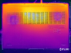 Stress test (bottom) surface temperatures