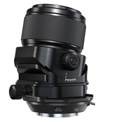 The GF110mmF5.6 T/S Macro's tilting mechanism (Image Source: Fujifilm)