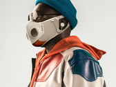 Will.i.am and Honeywell teamed up to create the Xupermask, a futuristic face mask for fashionistas. (Image via The New York Times)