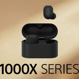 The Sony WF-1000XM6 and its charging case.