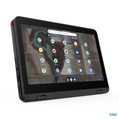 The Lenovo 500e Chromebook Gen 3 features an Intel Jasper Lake CPU. (All images via Lenovo)