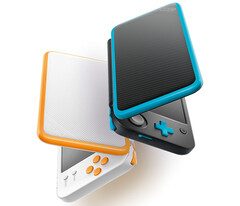 The new Nintendo 2DS XL comes in the same form factor and with the internal hardware as the 3DS XL but at a 25% lower price. (Source: Nintendo)