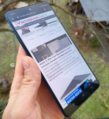 Samsung Galaxy M52 5G test