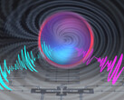Ein Qubit, in Kohärenz gehalten durch eine ein- und ausgehende Welle. (Bildquelle: Sampson Wilcox/MIT Research Laboratory of Electronics)