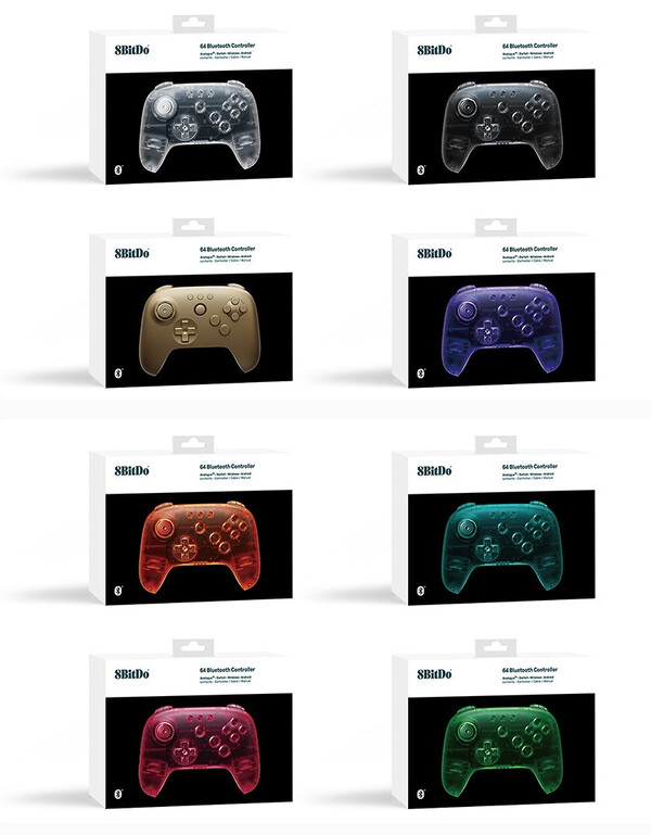 The new colors will be available in very limited quantities and won't ship until February 2026. (Image source: 8BitDo)