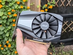ASUS GTX 1650 Super graphics card used in the Battlefield 6 benchmark tests (Image source: RandomGaminginHD via YouTube))