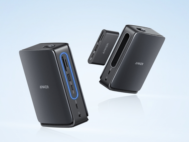 The Anker Nano Docking Station (13-in-1, Triple Display, Built-In Removable Hub). (Image source: Anker)